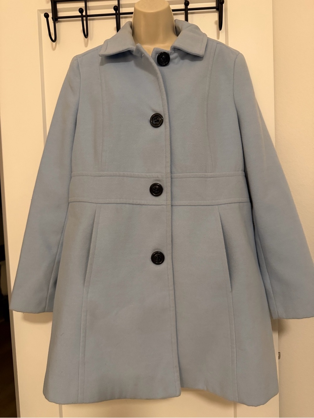 Tommy Hilfiger Light Blue Pea Coat